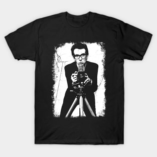 Elvis Costello 80s 90s Vintage Distressed T-Shirt